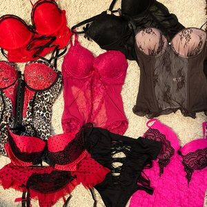 Various lingerie pieces